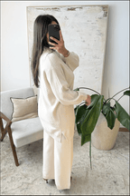Ensemble Maille Texturée – 2 Pièces Cosy & Tendance