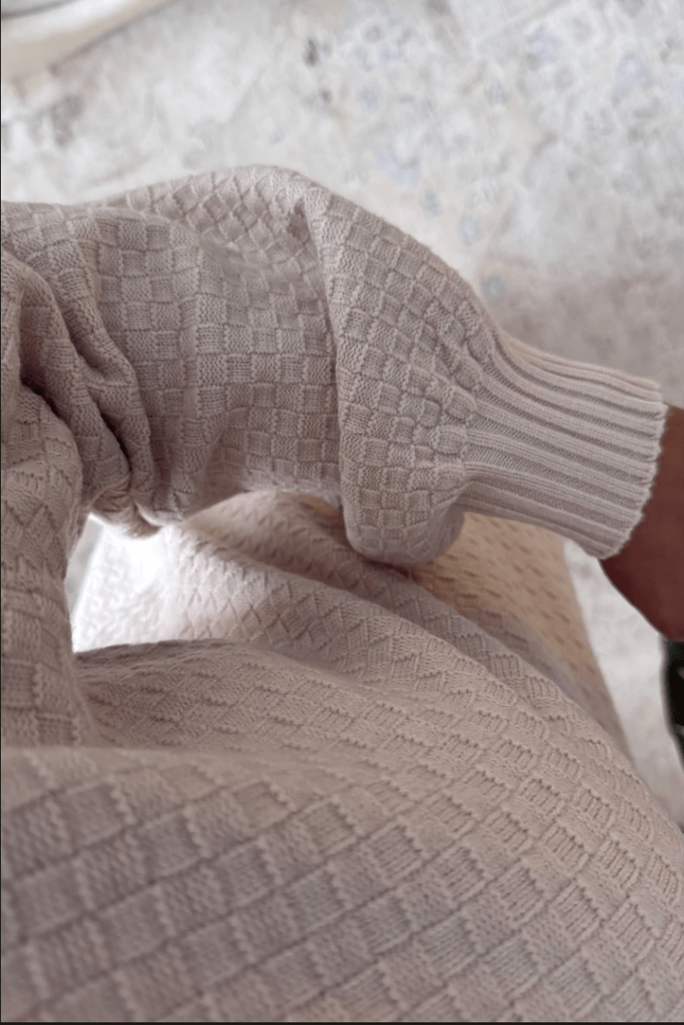 Ensemble Maille Texturée – 2 Pièces Cosy & Tendance