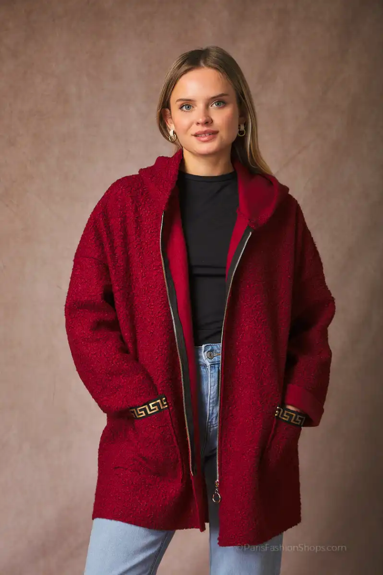 Manteau oversize à capuche – Style urbain, confort et élégance hivernale