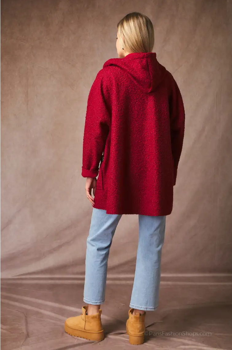 Manteau oversize à capuche – Style urbain, confort et élégance hivernale