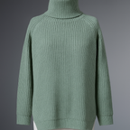 Pull Femme Oversize – Col Montant Casual | Hiver 2025