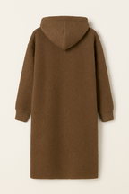 Manteau Long Bouclette Femme – Élégance Douillette Hiver 2025