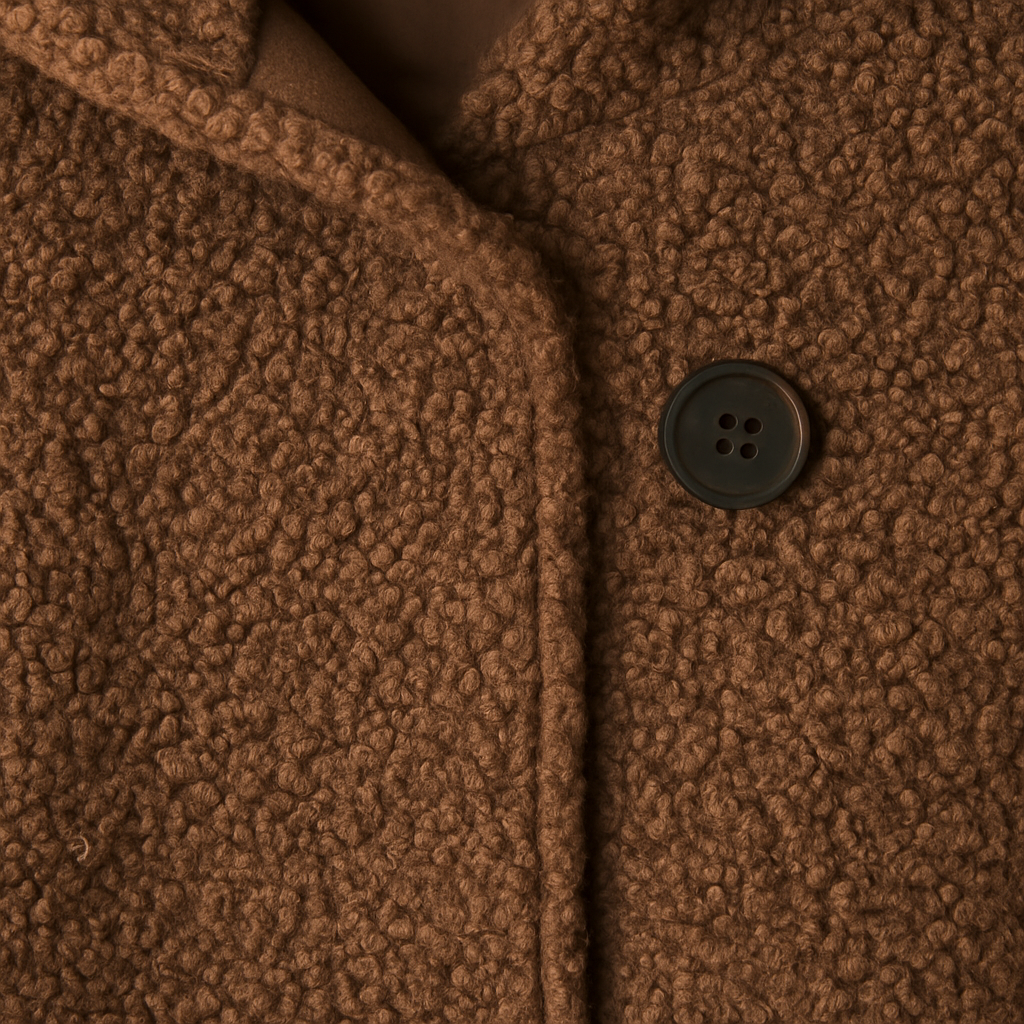 Manteau Long Bouclette Femme – Élégance Douillette Hiver 2025