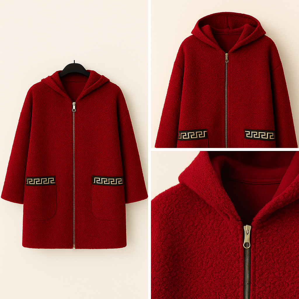 Manteau Long Bouclette Femme – Élégance Douillette Hiver 2025