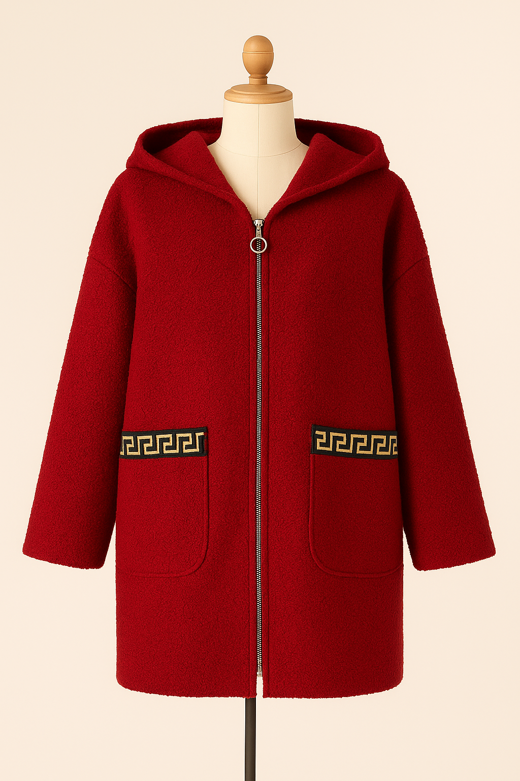 Manteau Long Bouclette Femme – Élégance Douillette Hiver 2025