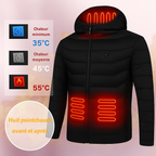 🧥 Doudoune chauffante Unisexe – Technologie thermique & style outdoor