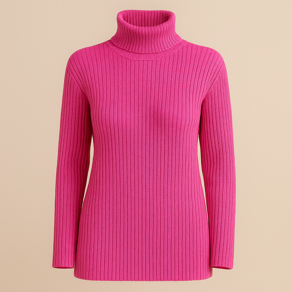 Pull Col Roulé d’Hiver – Manches Longues