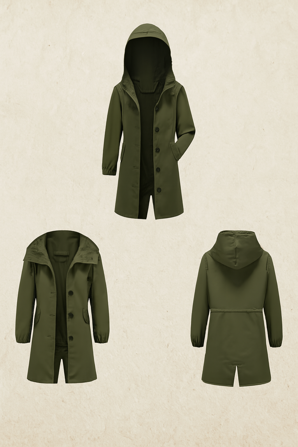 Parka Imperméable Femme – Longue & Capuche Protectrice