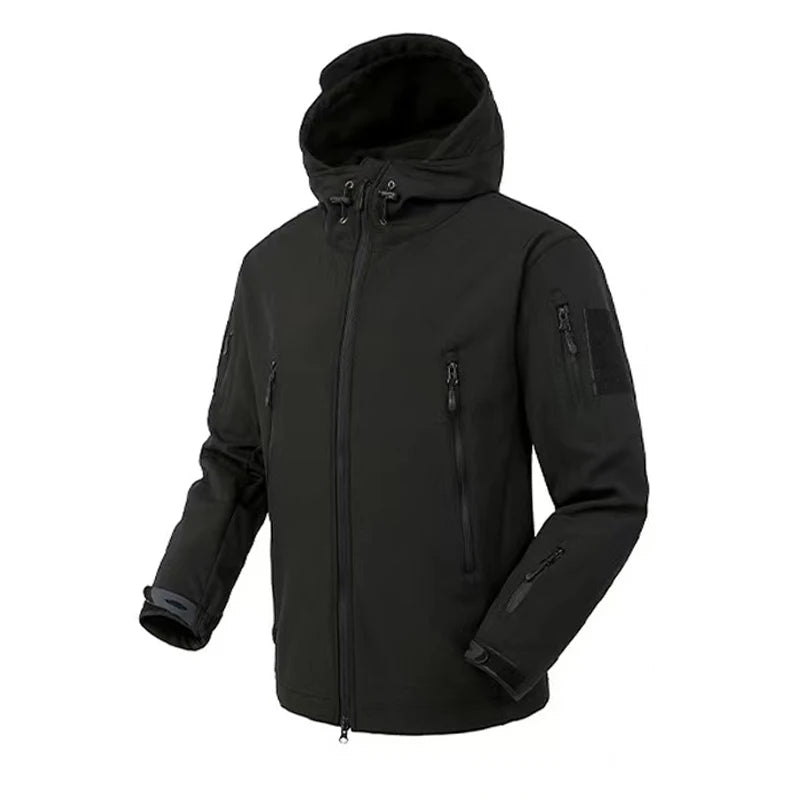 Manteau Outdoor Homme – Fleece SoftShell pour l’hiver