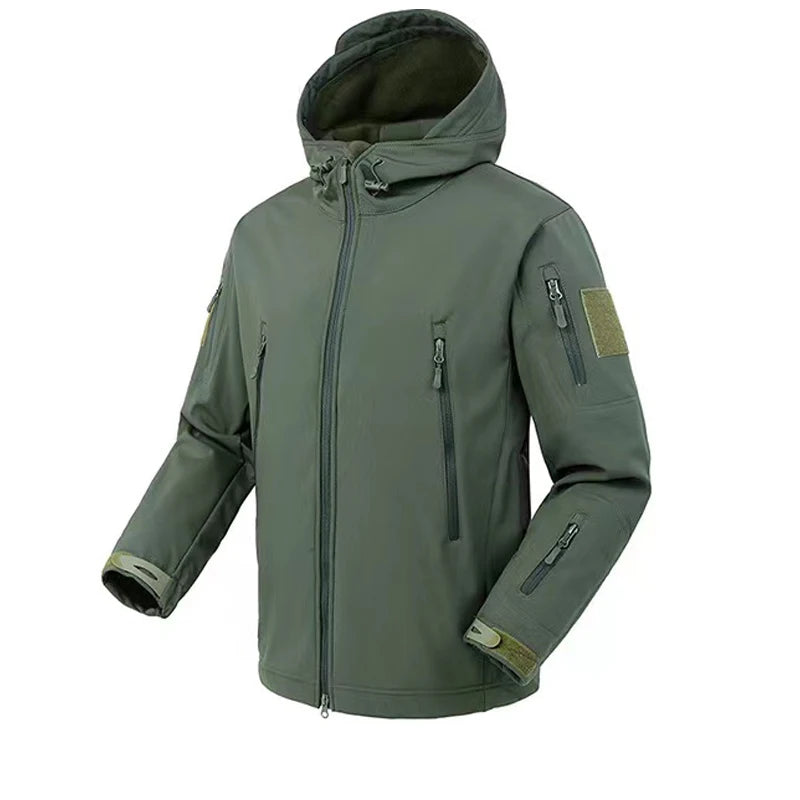 Manteau Outdoor Homme – Fleece SoftShell pour l’hiver