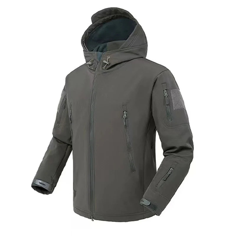 Manteau Outdoor Homme – Fleece SoftShell pour l’hiver