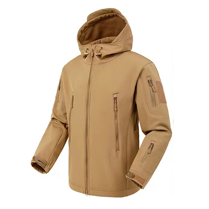Manteau Outdoor Homme – Fleece SoftShell pour l’hiver