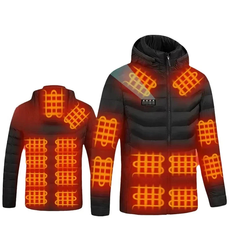 🧥 Doudoune chauffante Unisexe – Technologie thermique & style outdoor